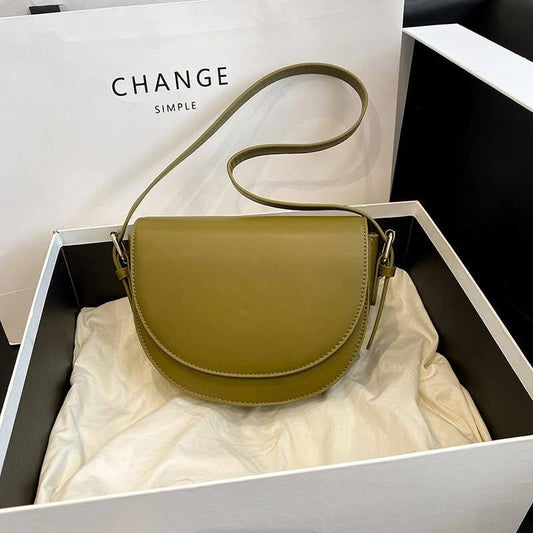 Green round bag