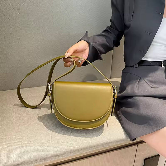 Green round bag