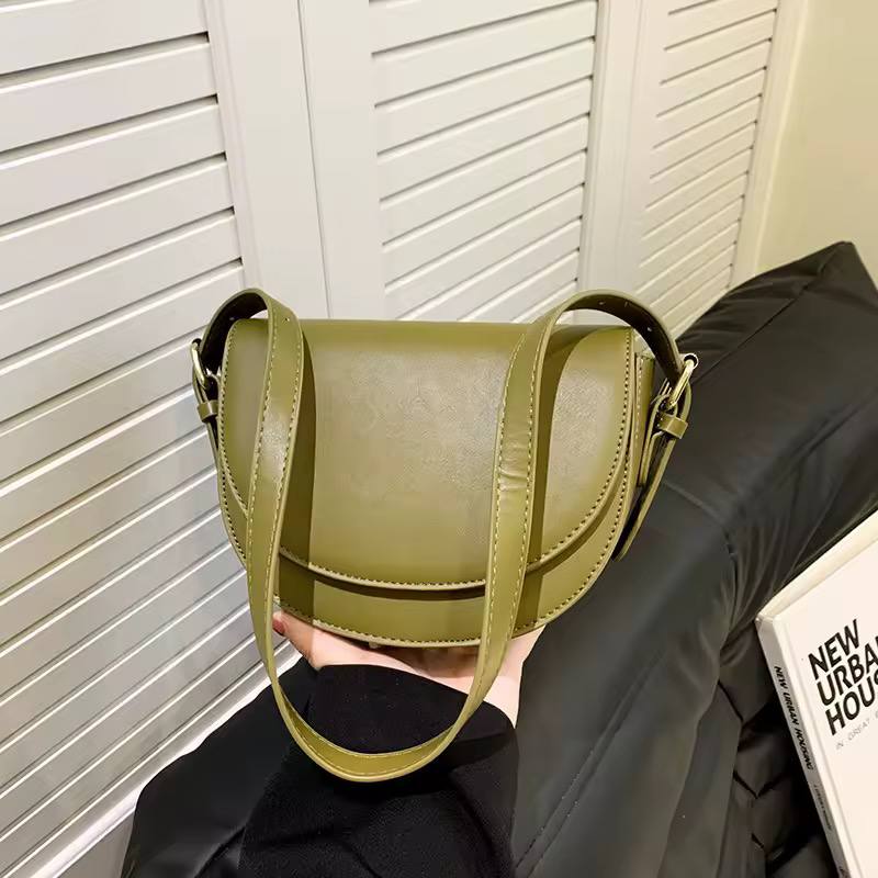 Green round bag