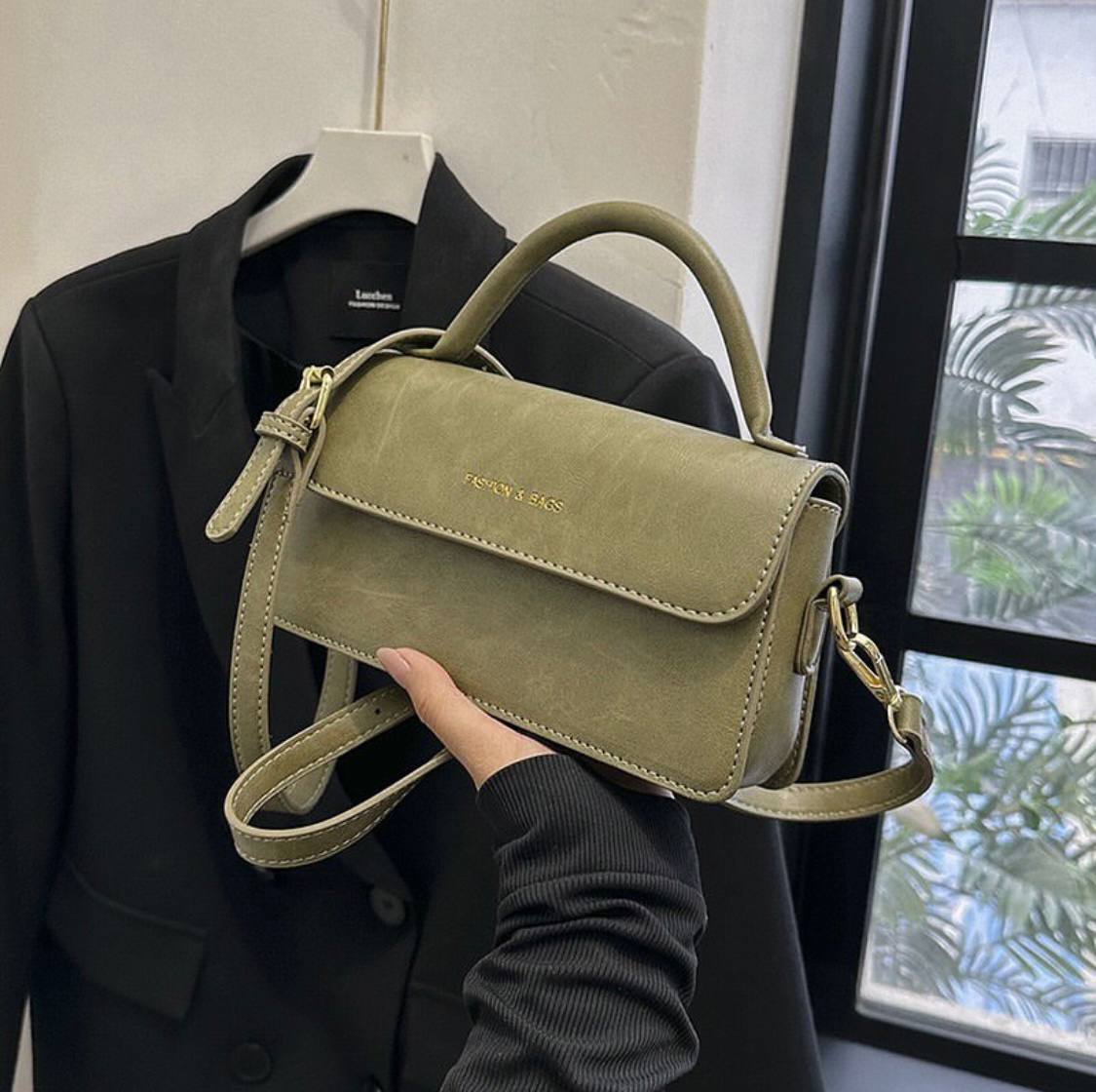 Small leather bag