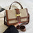 Beige and brown bag